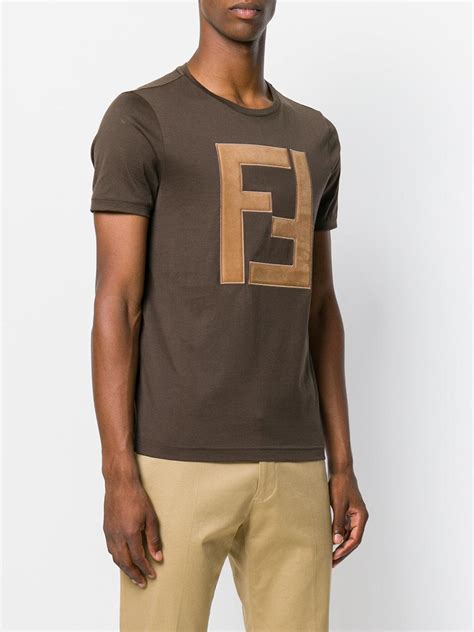 tee shirt fendi homme|fendi t shirts men's.